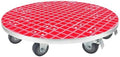 26inch Heavy Duty Plant Caddy 1600lb Capacity for Moving Large Potted Plants, Lattice Plant Stand Dolly W/Lockable Caster Wheels Outdoor Indoor, Round,D by WLYMQFC