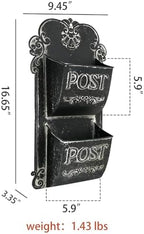 Chic Metal Wall Planter - Indoor/Outdoor Wall Mount Planter for Home Decor - Image 2