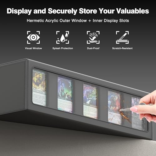 Kabinka 5 Row 3900+ Trading Card Storage Box with Handle Commander Display - Image 6