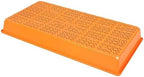 SUNPACK 10" x 20" Heavy Duty Mesh Plastic Seed Starting Tray, Orange, 2.3" (Pack of 10) - Ensures Water Drainage and Aeration, Perfect for Greenhouses or Indoor Gardening - Image 3