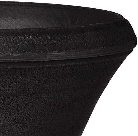 Arcadia Garden Products PSW DB51BK Hamilton Urn, 18 by 22", Black - Image 3