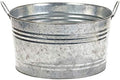 Little Giant® Galvanized Round Tub | Large Metal Bucket | Classic Utility Metal Bucket with Handle | Feeding, Watering & Washing Bucket | 15 Gallons by LittleGiant%C2%AE