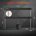 SDOVUERC 60W High-Power Full Spectrum Grow Lights Stand for Indoor Plants. - Image 2