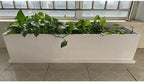 Plastic Trays for Plants, Drip Tray, Made of PP Polypropylene, White, Extra-Large Square Size(63x27x3cm/24x10x1in) - Image 3