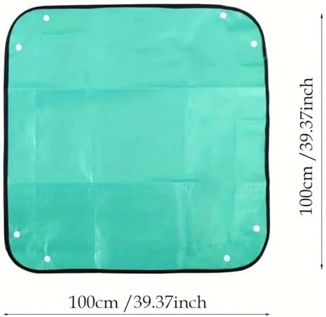 Repotting Mat Flower Pots Transplanting Mats Gardening Planting Mat PE Plant Repotting Mat Foldable Waterproof Gardening Potting Pad(Thickened 50X50CM) - Image 3