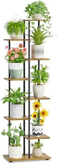 iDavosic.ly Plant Stand Indoor, 58 In Tall 7 Tier Corner Shelf, Black Brown by iDavosicly