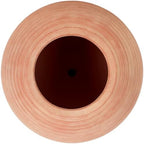 SAFAVIEH Outdoor - Mora Terracotta Ficonstone Cement Round Planter Pot with Drainage Hole, Fully Assembled (PAT1534D) - Image 5