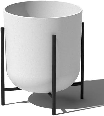 Veradek Mason Series Raised Lima Planter - Round Planter with Stand by VeradekOutdoor