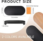 Acacia Wood Risers for Decor Display, Bathroom Counter Decorative Tray, Soap Dish Risers, Pedestal Stand for Bottles,Candle,Plant, Counter Decor for Vanity. (Nature L) - Image 4