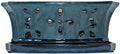 8 x 13 inch Ceramic Planter - Window Box (Teal Jade) by rePotme