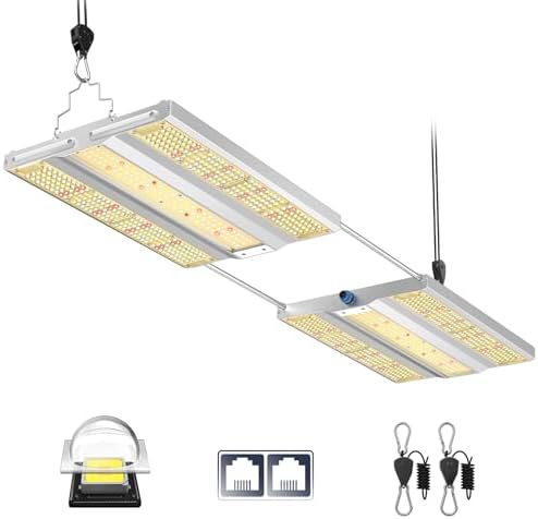Grow Light, 300W LED Grow Lights for Indoor Plants Full Spectrum Dimmable by VIPARSPECTRA