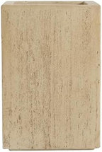 Christopher Knight Home Jorine Rectangular Planter, Patio Plant Urn, Lightweight Concrete Garden Pot, Plant Pot with Drain Plug, Outdoor Large Planter for Backyard Garden Poolside, 19.75" Travertine - Image 4
