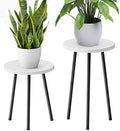 Plant Stand Indoor 2 Pack: Corner Wood Plant Stand Indoor Plant Stand by SAKSUNFORYOU