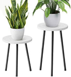 Plant Stand Indoor 2 Pack: Corner Wood Plant Stand Indoor Plant Stand by SAKSUNFORYOU