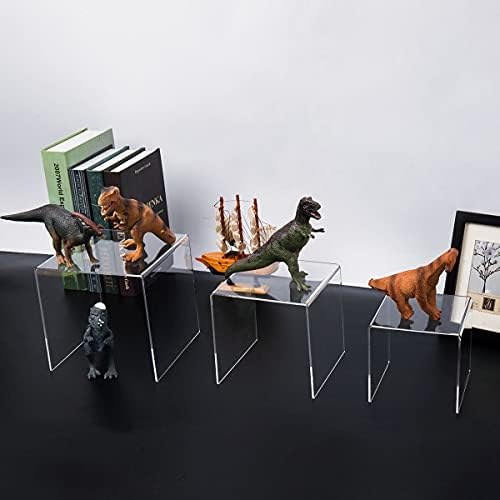 HIIMIEI Clear Acrylic Display Risers 2 Sets - Image 4