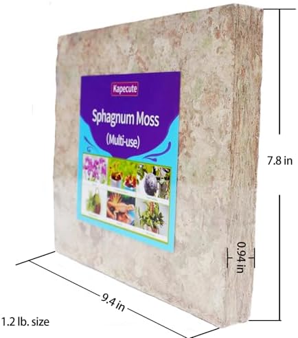 Sphagnum Moss 1.2 lb for DIY Moss Pole, Great Potting Mix for Indoor Plants, Help with Maintain Humidity - Image 6