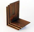 Daniel's Plants Indoor Plant Wall Gallery Shelf Kit | Midcentury Modern Wooden Shelves | Wall Mounted L Shaped Floating Plant Shelves | Solid Wood | 3 Pack (Beveled Edge - Woodland Brown) by DanielsPlants