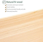 Hollyone 48" X 48" inches Wood Raised Garden Bed Frame Planters Wooden Elevated Planting Planter Box for Outdoor Herb Vegetables Flowers Grass Lawn Yard Patio - Natural 4×4ft - Image 3