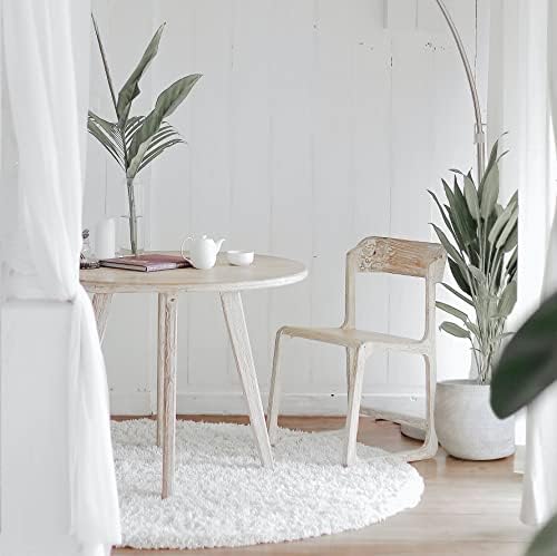 Olly & Rose Barcelona Ceramic Plant Pot Large 10 Inch - Off White Grey Flower Pots - Plant Pots Indoor & Outdoor Planters Extra Large - Image 5