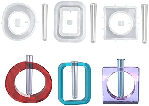 Resin Molds Silicone for Vase Silicone Mold Epoxy Resin Mold (3 Shapes) by Spencer
