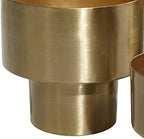 deco 79 Metal Planter, Set of 3 Planter 7", 8", 10" H, Gold - Image 4