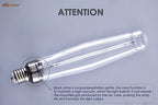 1000Watt Hydroponic High Pressure Sodium HPS Grow Light Bulb Lamp,High PAR Enhanced Red and Orange Spectrums, CCT 2100K, Ultra Bright 140,000 Lumens,E39 Base,2pack - Image 5
