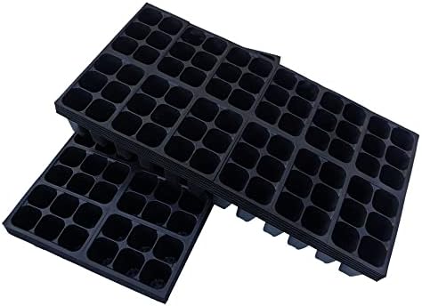 Seed Starter Tray, 1440 Cells (240 Trays - 6 Cells Per Tray) + Plant Stakes - Image 2