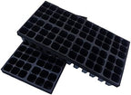 Seed Starter Tray, 1440 Cells (240 Trays - 6 Cells Per Tray) + Plant Stakes - Image 2