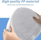 Eccliy 6 Pack Plastic Plant Saucer, Round, 20 Inch, White - Image 3