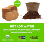 Seed Starter Kit - 10 Peat Pots, Coco Coir Discs & Markers - Image 7