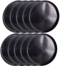 10 Pack Plant Saucer 20 Inches Plastic Drip Trays to Catch Water, Black by Unknown