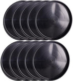 10 Pack Plant Saucer 20 Inches Plastic Drip Trays to Catch Water, Black by Unknown
