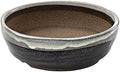 Wazakura Shigaraki Series Handmade Stripe Glazed Ceramic Bonsai Pot by WazakuraJapan