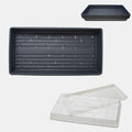 10 Each - 1020 Trays with Holes, with Humidity Dome by TO+Plastics