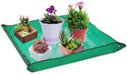 2 PCS Thickened Repotting Mat for Plant Transplanting Portable Waterproof Potting Tray Mess Control Gardening for Plants Transplanting(50x50cm) by Unknown