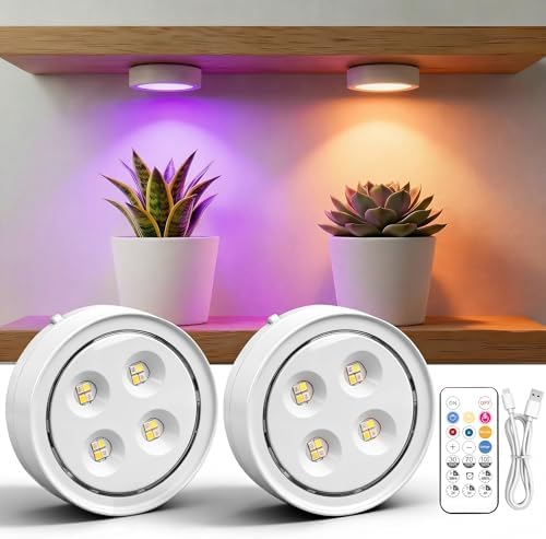 2 Pack Rechargeable Grow Light for Indoor Plants, Cordless Light by Unknown