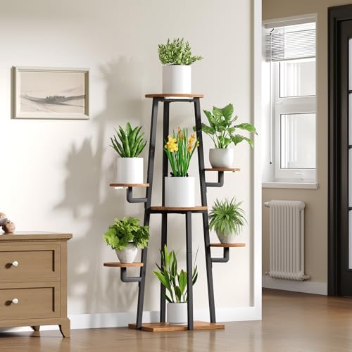 HOOBRO Plant Stand Indoor with Grow Lights, 7-Tier 47.2" Plant Shelf - Image 4