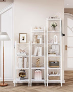 Hzuaneri Ladder Shelf, Bookshelf, Freestanding Corner Storage Shelf - Image 6