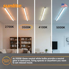 Sunlite 30435 F54T5/835/HO 4 Foot T5 Linear Fluorescent Lamp, 54 Watts, 5000 Lumens, 3500K Neutral White, Miniature G5 Bi-Pin Base, ROHS Compliant, High Performance Straight Tube, 40 Pack - Image 7