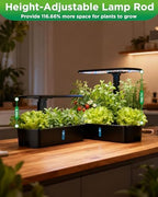 Hydroponics Growing System Kits,Smart Indoor Herb Garden with 24W LED Grow Light Planting Height Adjustablewith,12 Pods Plant Germination Kit,with Quiet Pump, Ideal Gift for All Ages - Image 5