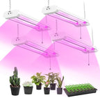 Hlite 16 inch Plant Growing Lamp,Hanging Full Spectrum 4Pack,Pink by Hlite