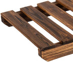 COSTWAY 6-Tier Multifunctional Wood Flower Stand, Shelf Holder for Multiple Plants, Freestanding Plant Rack for Garden, Patio, Balcony, Living Room, Indoor, Outdoor (29.5''x10''x55.5'') - Image 7