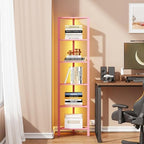 TUTOTAK Corner Shelf with LED Light, 6-Tier Corner Bookshelf by ChoosetutotakFurnitureBuildYourCozyHome