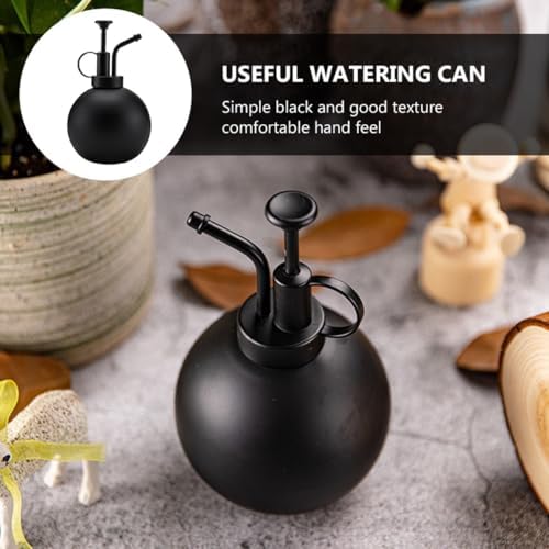 SUPVOX 304 Stainless Steel Watering Pot and Handheld Spray Kettle for Indoor Plants, 500ml Black Gardening Tool with Fine Mist Sprinkler for Household Use - Image 5
