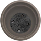 Bloem Ariana 8" Plastic Self-Watering Planter, Peppercorn, 4-Pack - Image 6