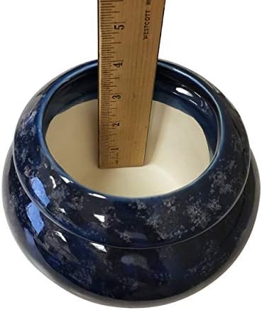Blue 3.75" Opening Urn Shaped Self Watering Planter - Image 4