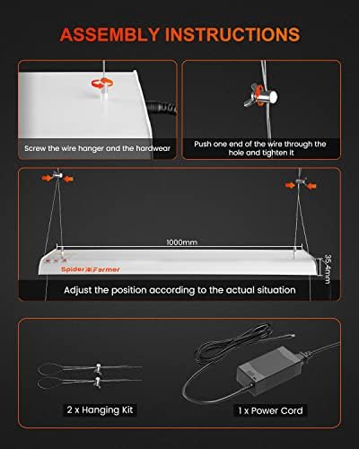 Spider Farmer SF600 LED Grow Light, 72 Watt Plant Growing Lamp for 2x4 ft - Image 6