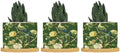 Garden Green Chinoiserie Ceramic Planters Asian Peacock Floral Planters for Indoor Plants with Drainage Holes and Saucers Pot for Pots Outdoor Indoor Plants by BRUYU5SE