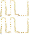 PATIKIL 10 ft Light Fixture Chain 2Set Lighting Chain Metal Looping Link by PATIKIL