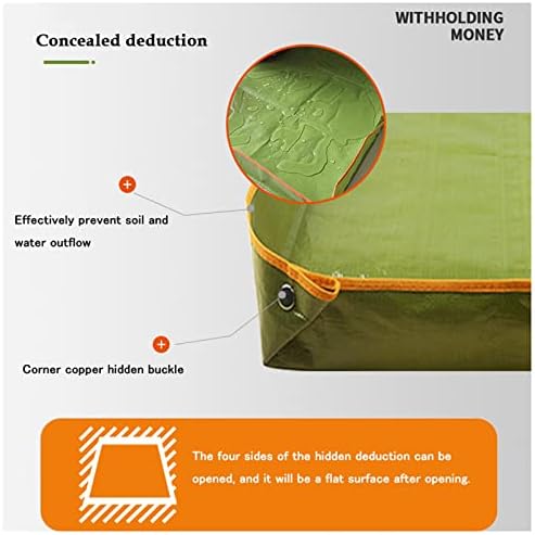 Repotting Mat for Garden Indoor Plant Flowers, Tidy Square Mat Repotting Portable Waterproof Transplanting Working (Size : 100 * 100 * 6cm) - Image 6